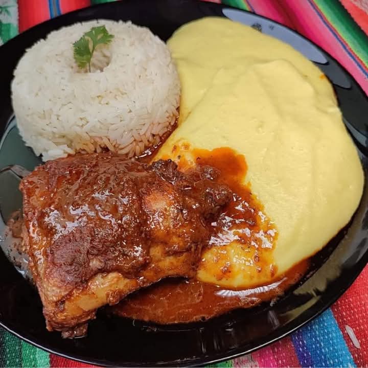 Asado con Puré